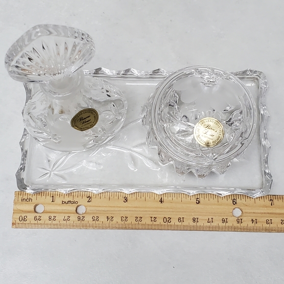 Princess House 24% Lead Crystal Vanity Set Vintage from West Germany - Picture 11 of 15